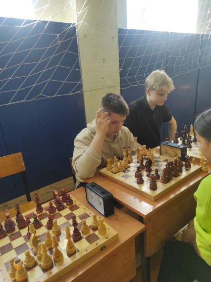 Школьная лига по шахматам.